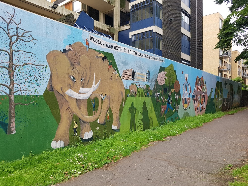 Brandon Estate community mural